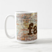 Der Glaube an das Kreuz an einen Tasse-Cup Kaffeetasse (Links)