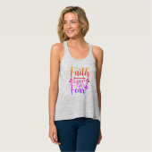 Der Glaube an den Panzer der Frauen Tank Top (Vorderseite Vollansicht)
