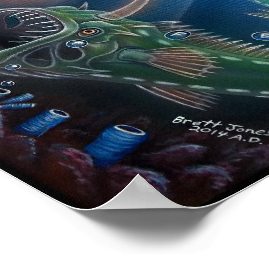 Der Glaube an die Angst Poster (Ecke)