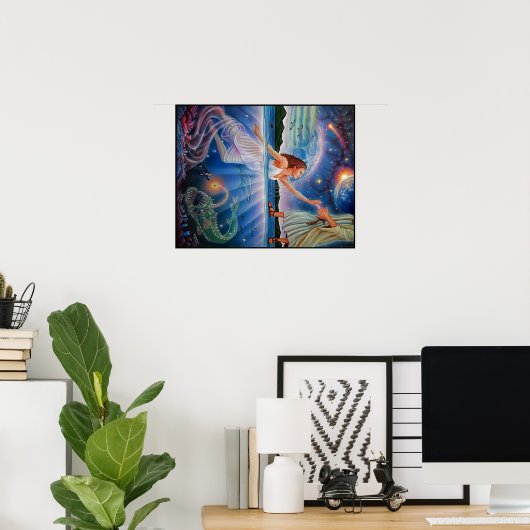 Der Glaube an die Angst Poster (Heimbüro)