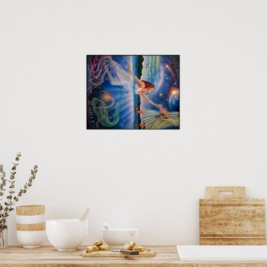 Der Glaube an die Angst Poster (Küche)