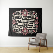 Der Glaube an die Angst wird Christlich Wandteppich (Beispiel (Horizontal))