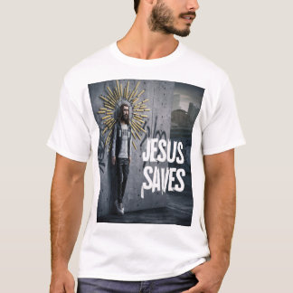 Der Glaube an die Tat: Jesus Rette T-Shirt