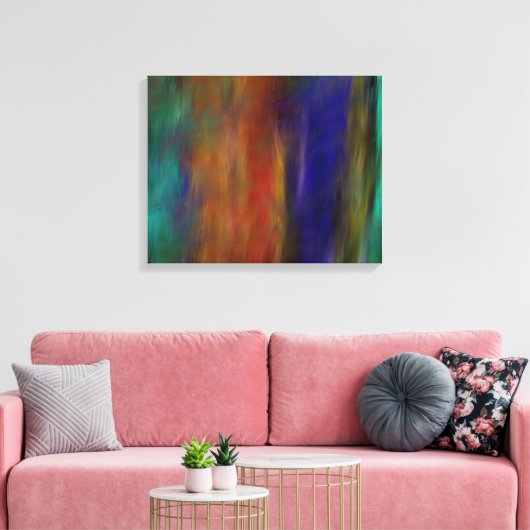 Der Glaube an Farben 2.1 Leinwanddruck (Insitu (Wohnzimmer))