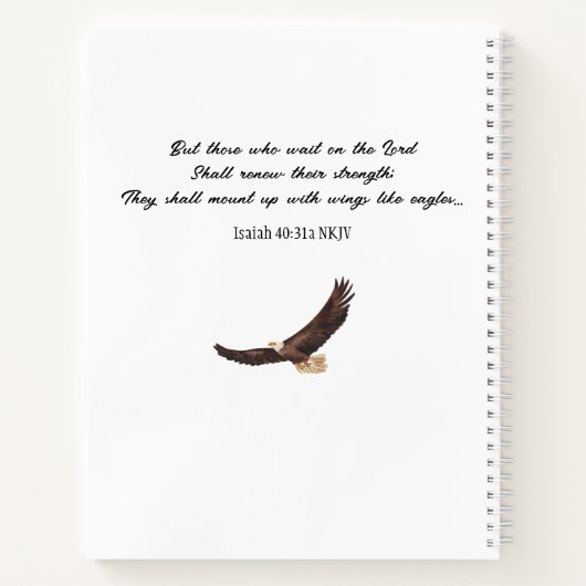 Der Glaube an Gewartet Notizblock (Rückseite)