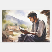 Der Glaube an Harmonie: Eine Wasserfarbe des Gebet Geschenkpapier Set (Vorderseite)