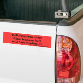 Der Glaube an sich Autoaufkleber (Auf Lkw)
