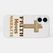 "Der Glaube bewegt die Märkte" Telefonzelle iPhone 16 Hülle (Rückseite (Horizontal))