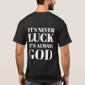 Der Glaube Christlicher T - Shirt - Minimalistisch (Rückseite)