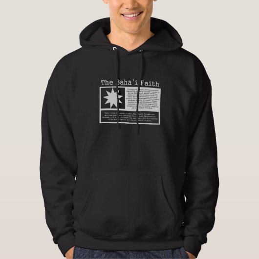 Der Glaube der Baha'i Hoodie (Vorderseite)