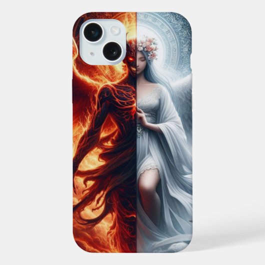 Der Glaube der Engel iPhone Hülle (Rückseite)