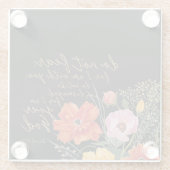 Der Glaube der Menschen - keine Angst, denn ich bi Glasuntersetzer (Rückseite)