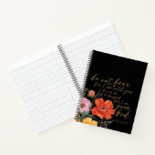 Der Glaube der Menschen - keine Angst, denn ich bi Notizblock (Innenseite)