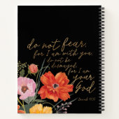 Der Glaube der Menschen - keine Angst, denn ich bi Notizblock (Rückseite)