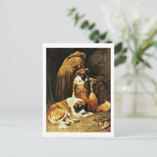 Der Glaube des Hl. Bernard Postkarte (Stehend Vorderseite)