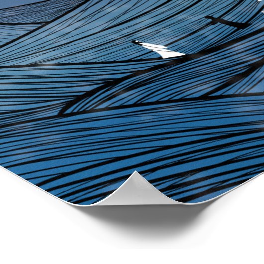 Der Glaube durch den Sturm Poster (Ecke)