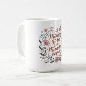 Der Glaube einer Mutter bewirkt Wunder Kaffeetasse (Vorderseite Links)