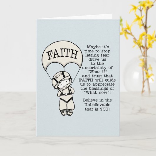 Der Glaube führt Karte (Gelbe Blume)