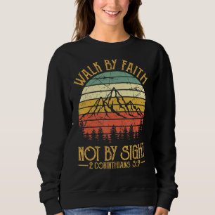 Der Glaube geht nicht Christlich durch die Bibel. Sweatshirt