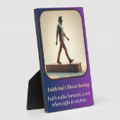 Der Glaube geht nicht darum zu sehen Fotoplatte (Seite)