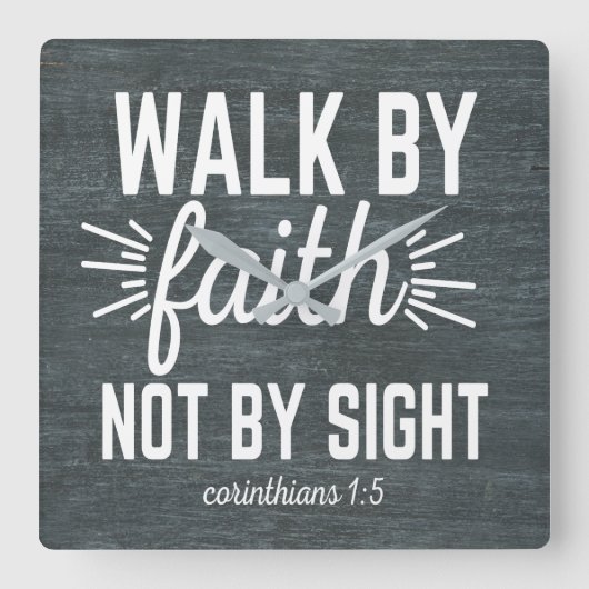 Der Glaube geht nicht durch die Uhr (Vorderseite)