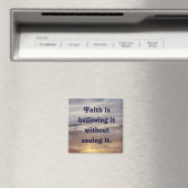 Der Glaube glaubt es, ohne es zu sehen. Magnet (In Situ (Geschirrspüler))