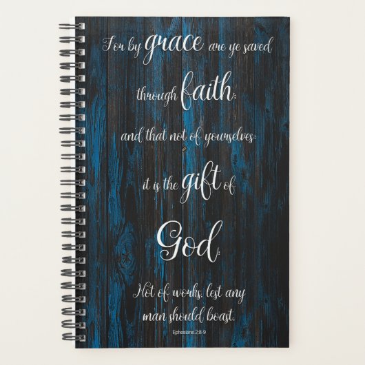 Der Glaube Inspiriert Planer - Ephesianer 2:8-9 (Vorderseite)