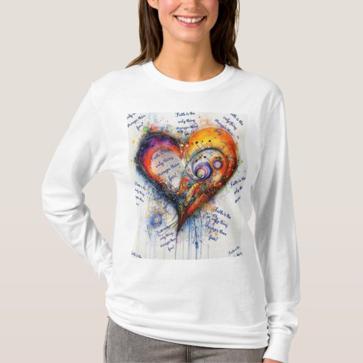 Der Glaube ist das Einzige, was größer ist als der T-Shirt (Vorderseite)