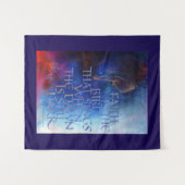 "Der Glaube ist der Vogel, der singt" Band Wandteppich (Vorderseite (Horizontal))