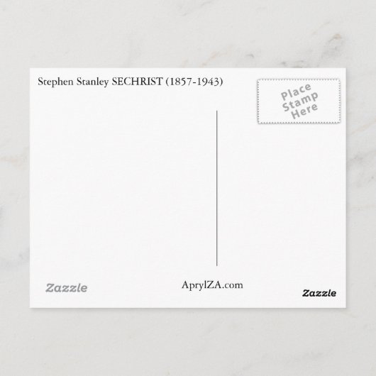 "Der Glaube ist eine leidenschaftliche Intuition." Postkarte (Rückseite)