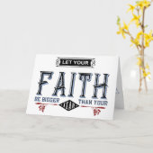 Der Glaube ist größer als deine Angst Karte (Gelbe Blume)