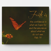 Der Glaube ist...Inspirationsskriptur Fotoplatte (Vorderseite)