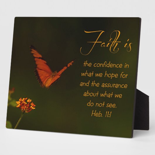 Der Glaube ist...Inspirationsskriptur Fotoplatte (Seite)