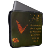 Der Glaube ist...Inspirationsskriptur Laptopschutzhülle (Vorne Rechts)