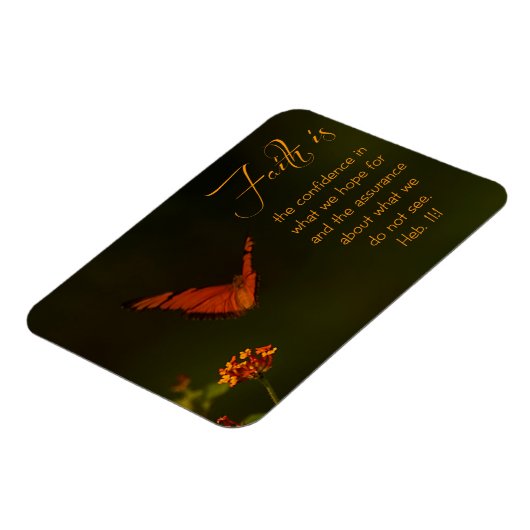 Der Glaube ist...Inspirationsskriptur Magnet (Linke Seite)