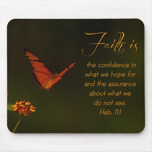 Der Glaube ist...Inspirationsskriptur Mousepad (Vorne)