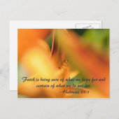 Der Glaube ist sicher, was wir von.. Postkarte (Vorne/Hinten)