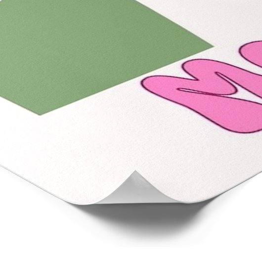 Der Glaube ist so klein wie ein Senf Seed Moves Poster (Ecke)