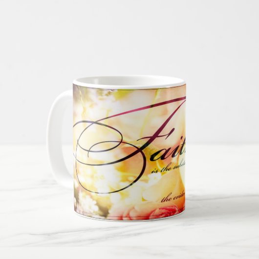 Der Glaube Kaffeetasse (Vorderseite Links)