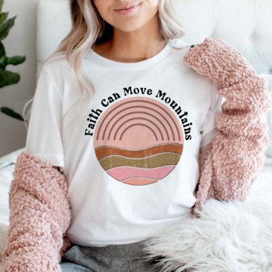 Der Glaube kann Christliches Zitat bewegen T-Shirt