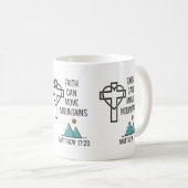 Der Glaube kann das Christliche Bibelangebot verän Kaffeetasse (VorderseiteRechts)
