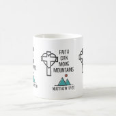 Der Glaube kann das Christliche Bibelangebot verän Kaffeetasse (Mittel)