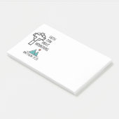 Der Glaube kann das Christliche Bibelangebot verän Post-it Klebezettel (angewinkelt)