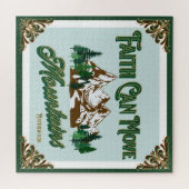 Der Glaube kann das Rätsel der Berge bewegen Puzzle (Horizontal)