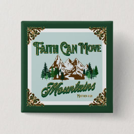 Der Glaube kann die Berge bewegen Button