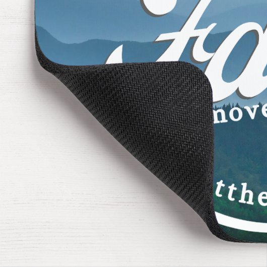 Der Glaube kann die Berge bewegen Mousepad (Ecke)