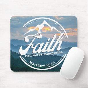 Der Glaube kann die Berge bewegen Mousepad