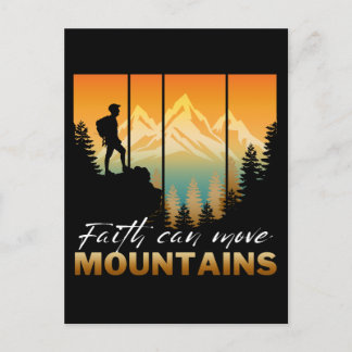 Der Glaube kann die Berge bewegen Postkarte