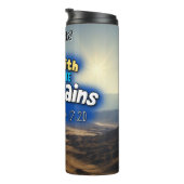 Der Glaube kann die Berge bewegen Thermosbecher (Nach rechts gedreht)