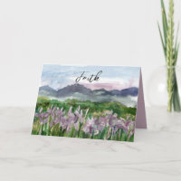 Der Glaube kann die Berge in Wild-Iris-Religiös be